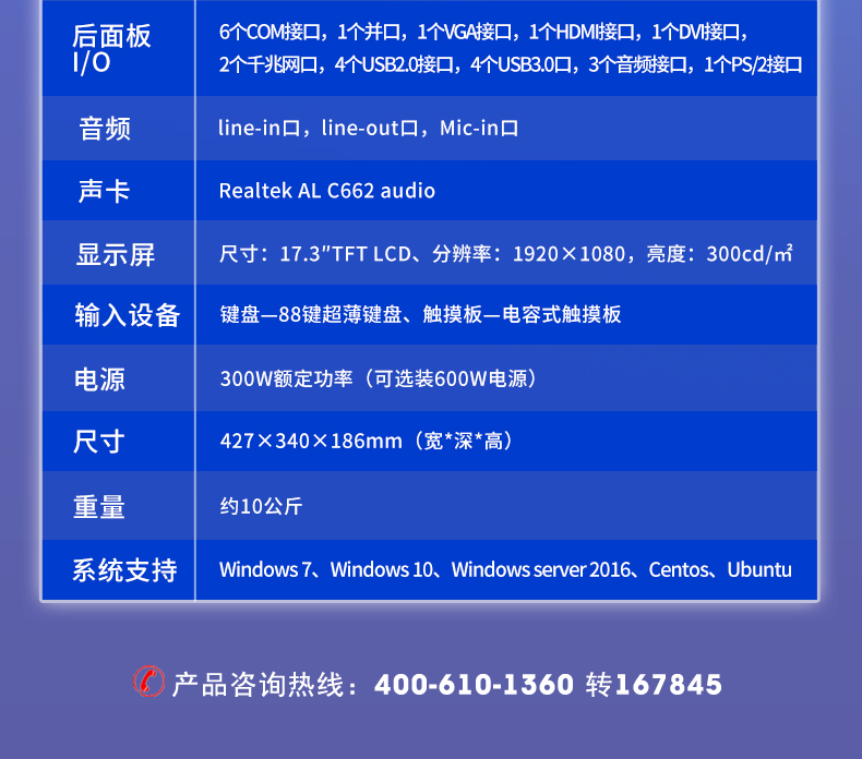 加固便攜機I7多擴展槽工控電腦,移動工作站主機,DTG-2772-BH110MA.jpg