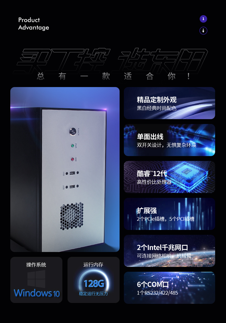 酷睿12代壁掛式工控機,超強擴展-7個擴展槽,DT-5307-BQ670MA.jpg