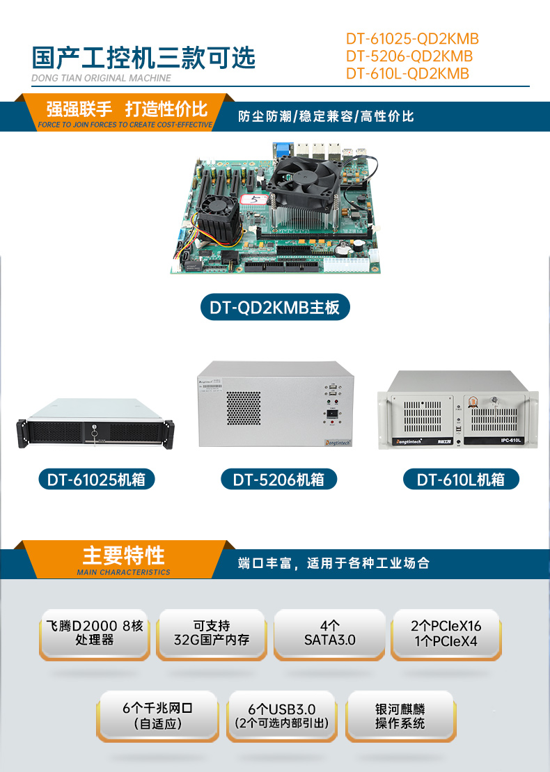 壁掛式工控機,國產飛騰D2000工業主機,DT-5206-QD2KMB.jpg