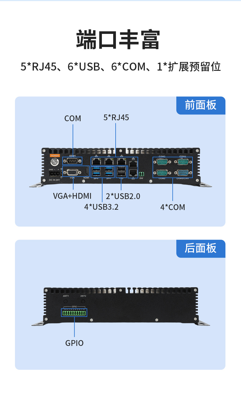 酷睿6/7/8/9代嵌入式工控機,工業自動化主機,DTB-3042-H110.jpg