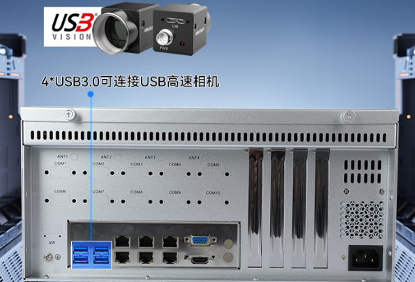 東田國產化4U工業電腦端口.png